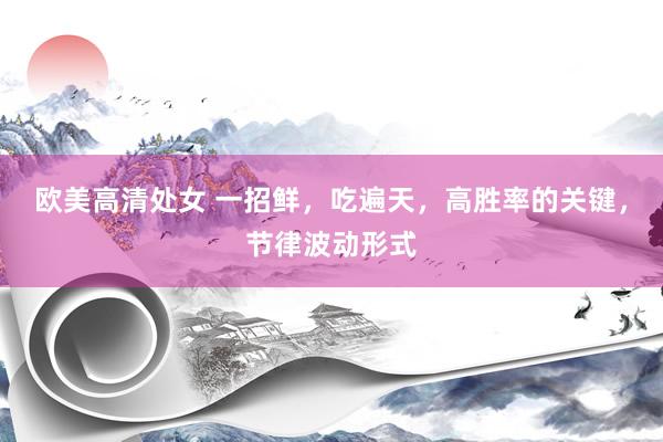 欧美高清处女 一招鲜，吃遍天，高胜率的关键，节律波动形式